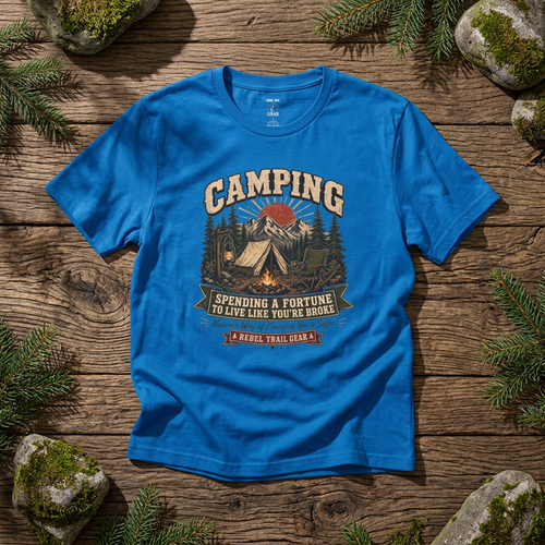 "Camping" - Rebel Trail Gear T-Shirt