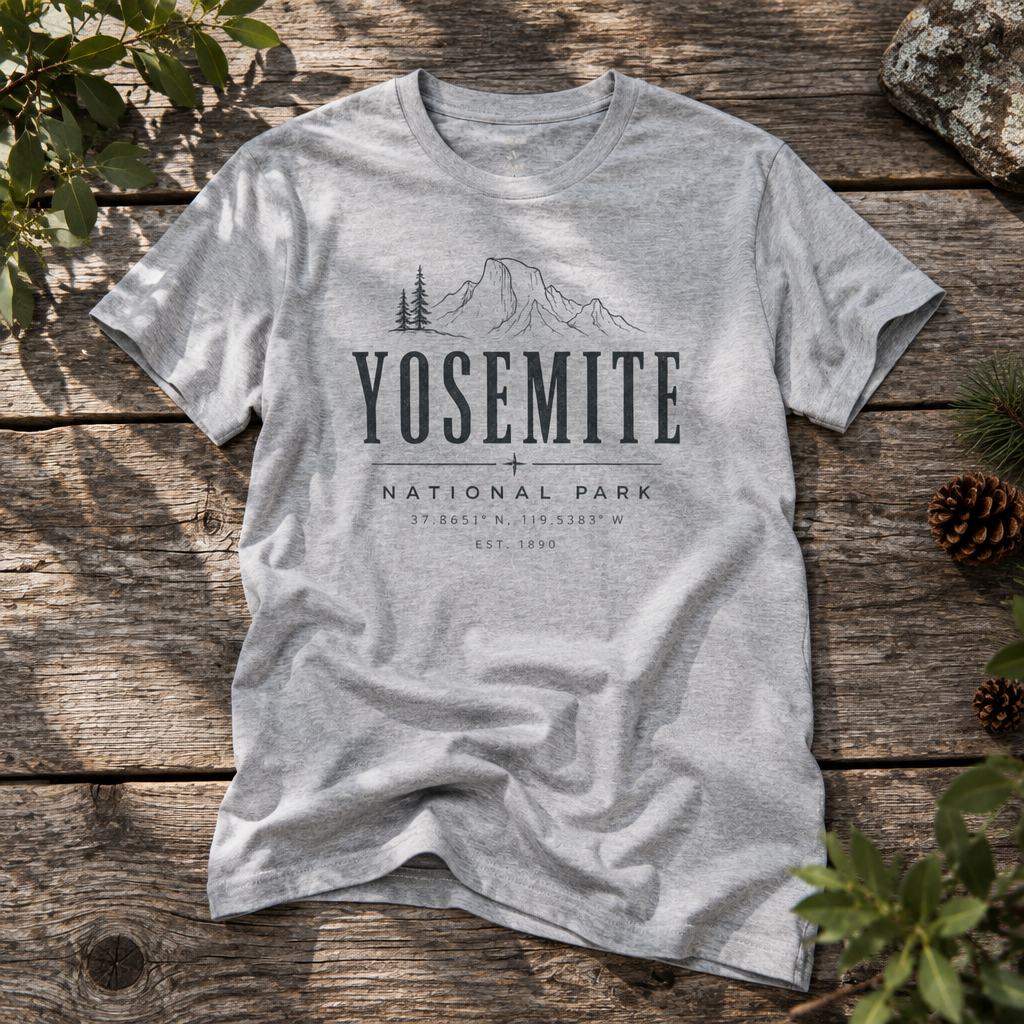 Yosemite National Park - Rebel Trail Gear T-Shirt
