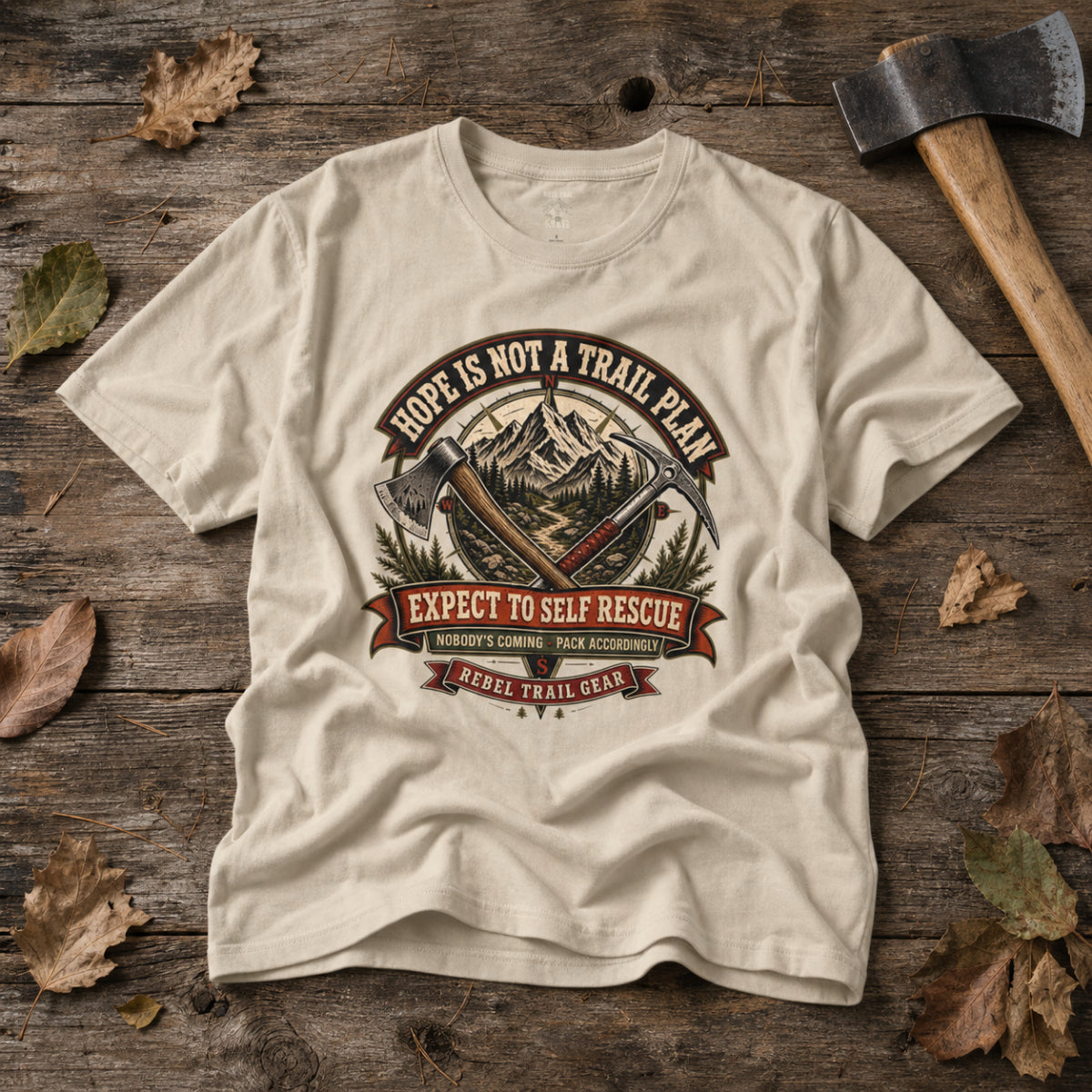 "Hope Is Not a Plan" - Rebel Trail Gear T-Shirt