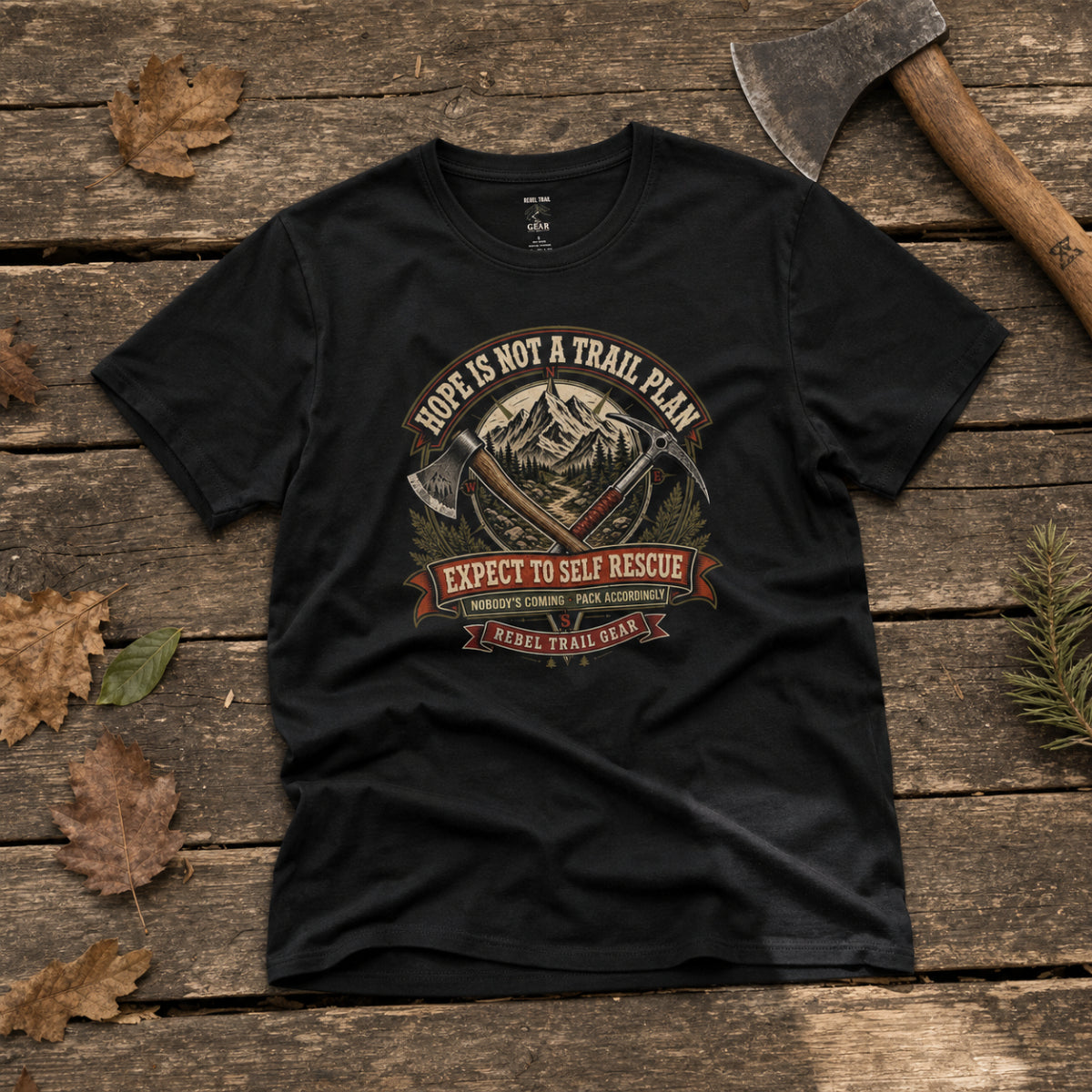 "Hope Is Not a Plan" - Rebel Trail Gear T-Shirt