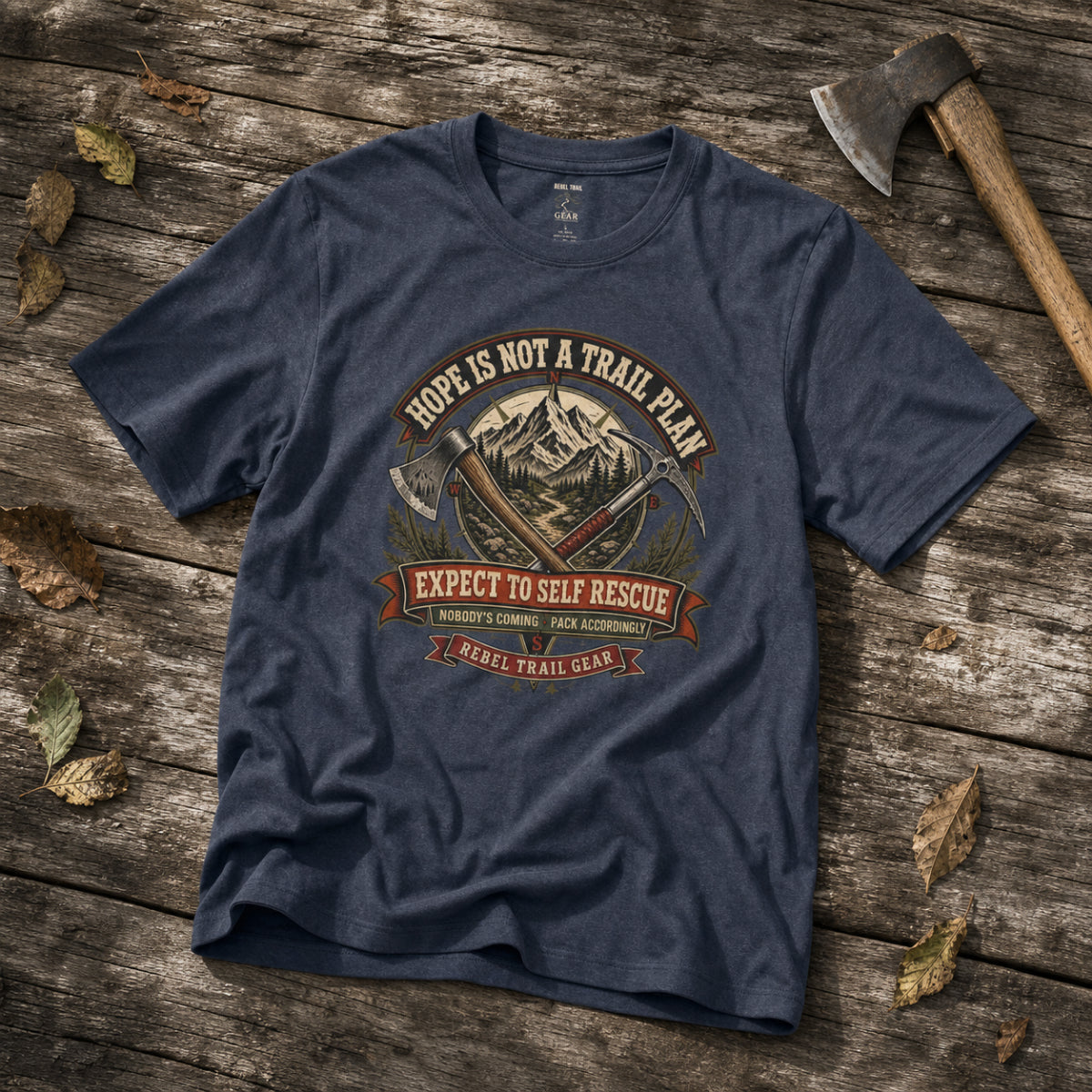 "Hope Is Not a Plan" - Rebel Trail Gear T-Shirt