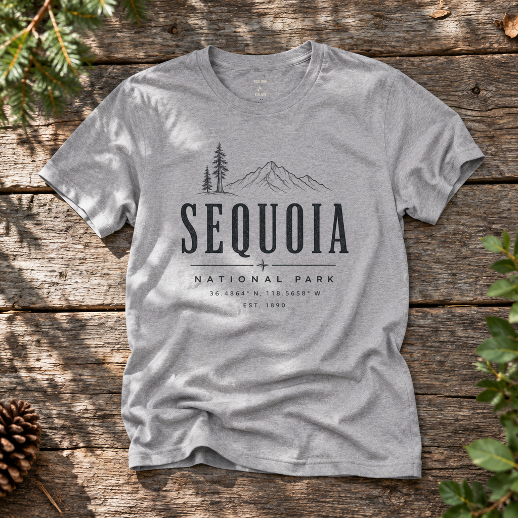 Sequoia National Park - Rebel Trail Gear T-Shirt