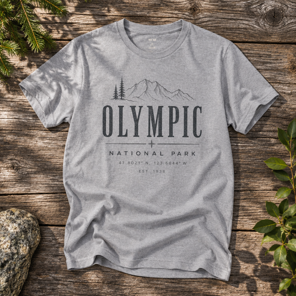 Olympic National Park - Rebel Trail Gear T-Shirt