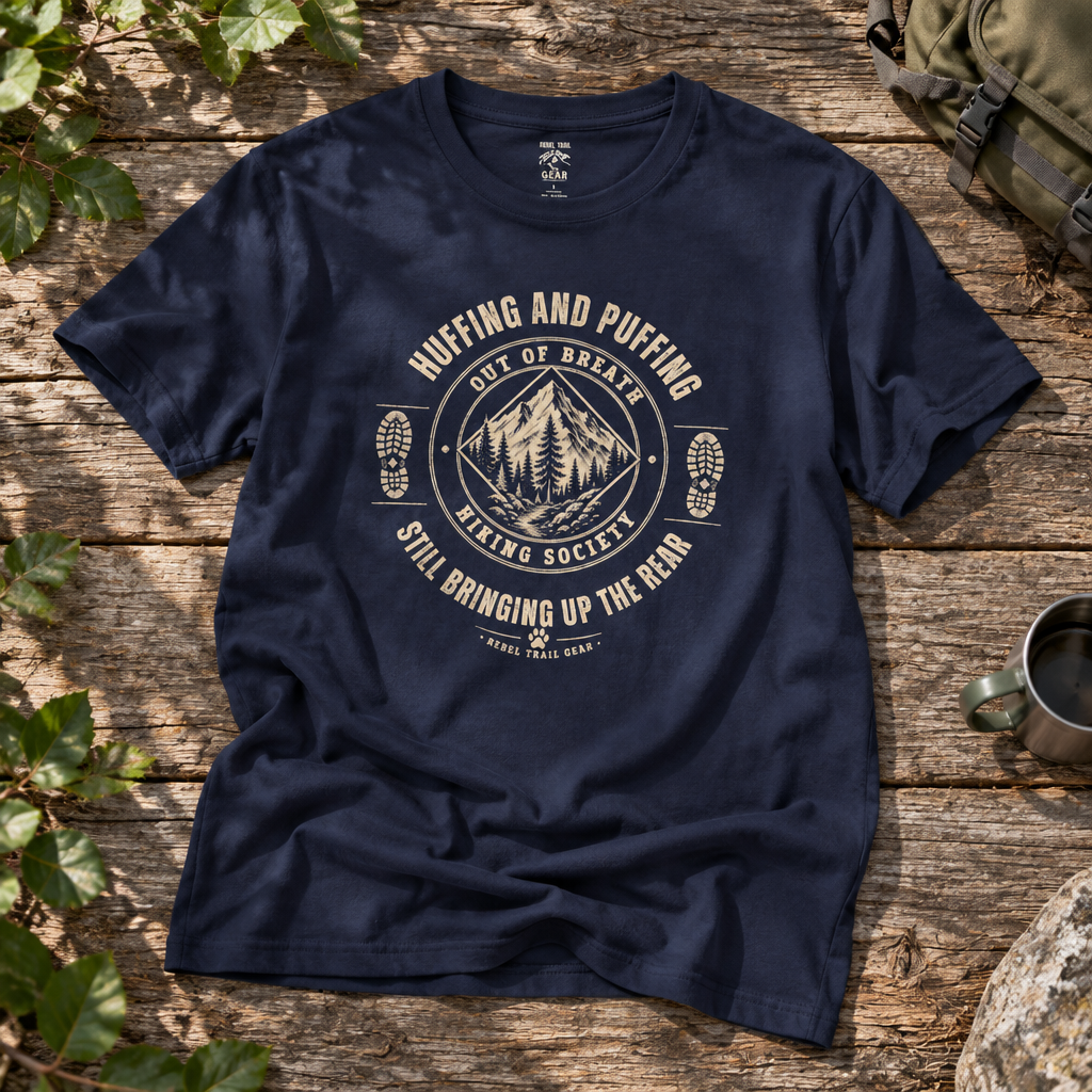 "Out of Breath Hiking Society" - Rebel Trail Gear T-Shirt