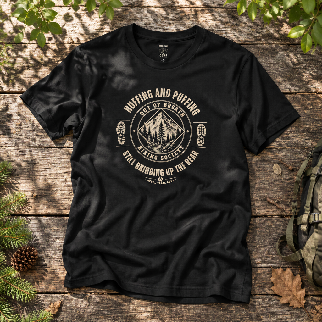 "Out of Breath Hiking Society" - Rebel Trail Gear T-Shirt