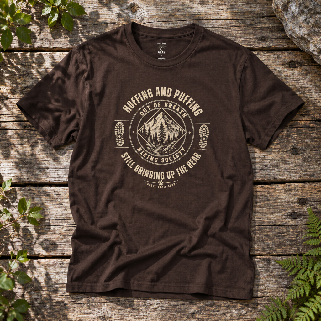 "Out of Breath Hiking Society" - Rebel Trail Gear T-Shirt