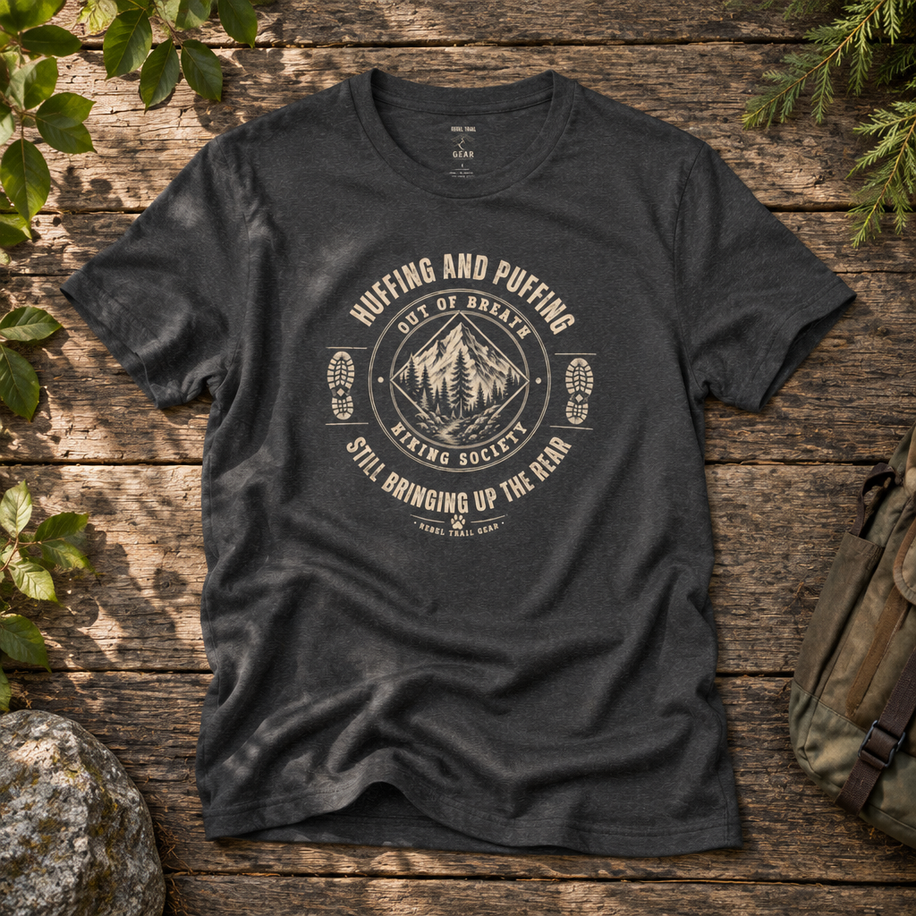 "Out of Breath Hiking Society" - Rebel Trail Gear T-Shirt
