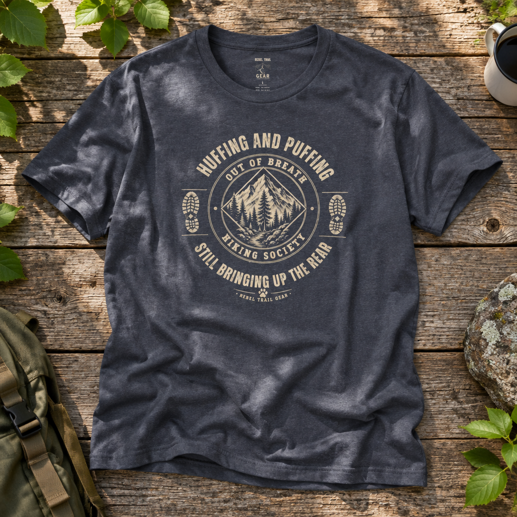"Out of Breath Hiking Society" - Rebel Trail Gear T-Shirt