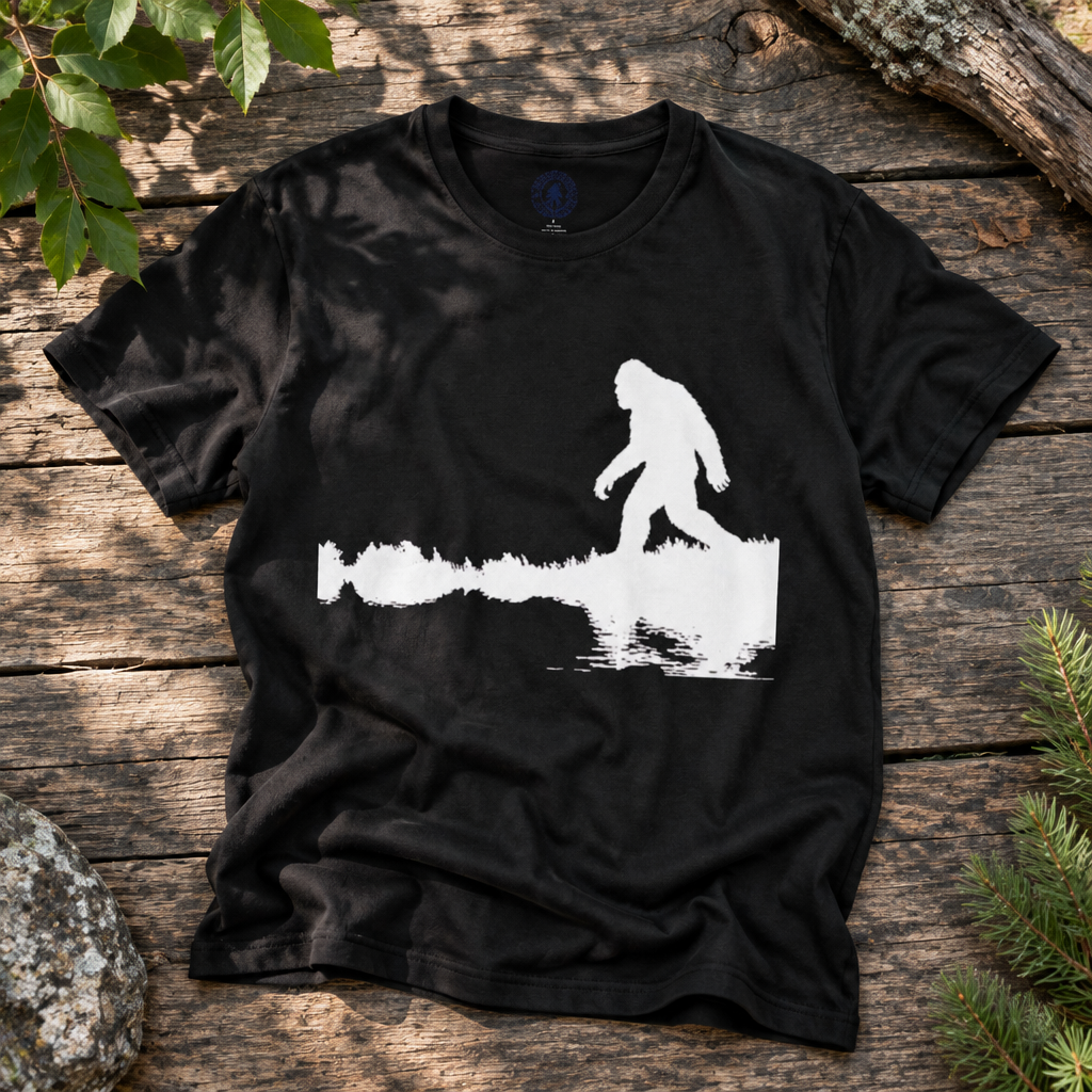 "Bigfoot Silhouette" (Dark Version) - Rebel Trail Gear T-Shirt