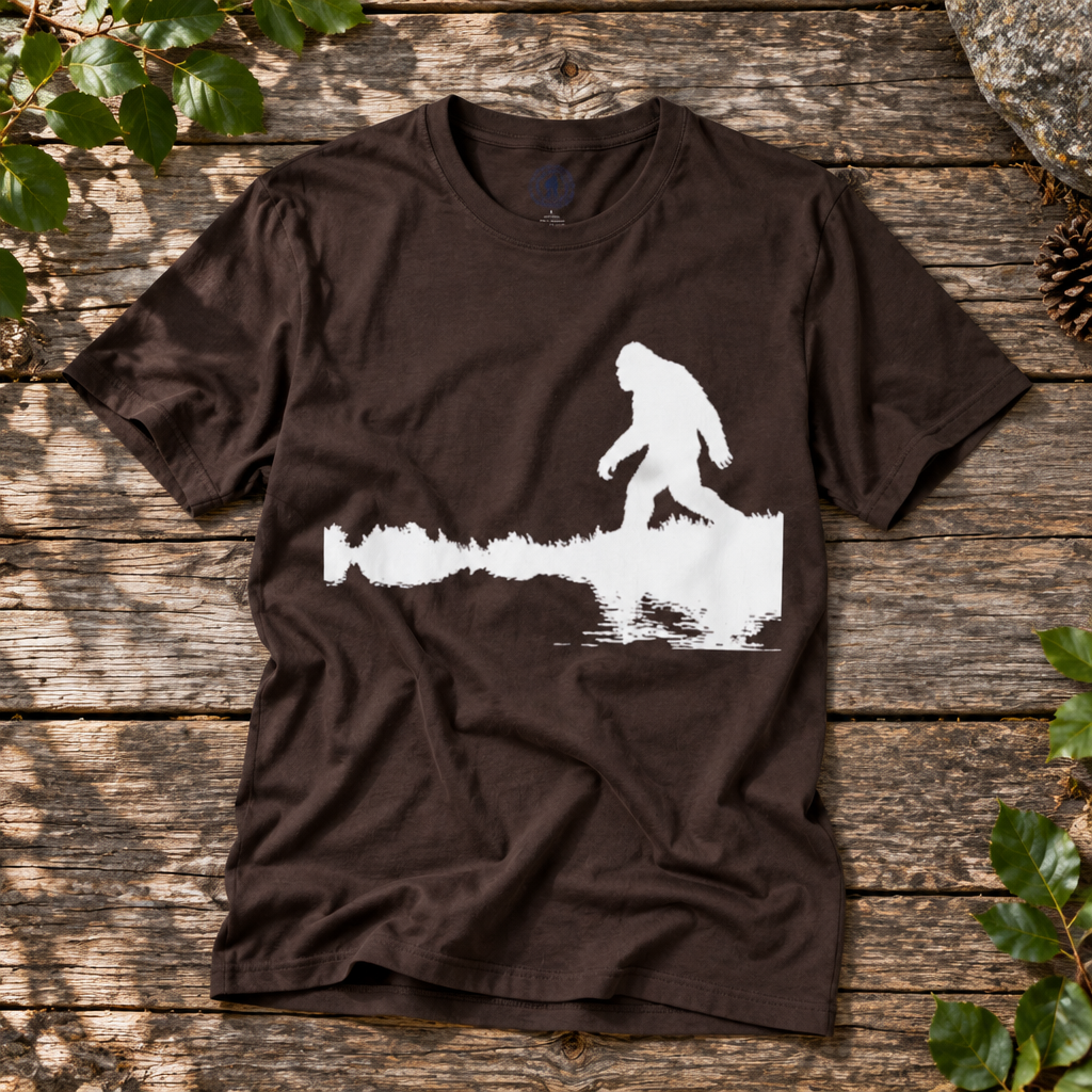 "Bigfoot Silhouette" (Dark Version) - Rebel Trail Gear T-Shirt