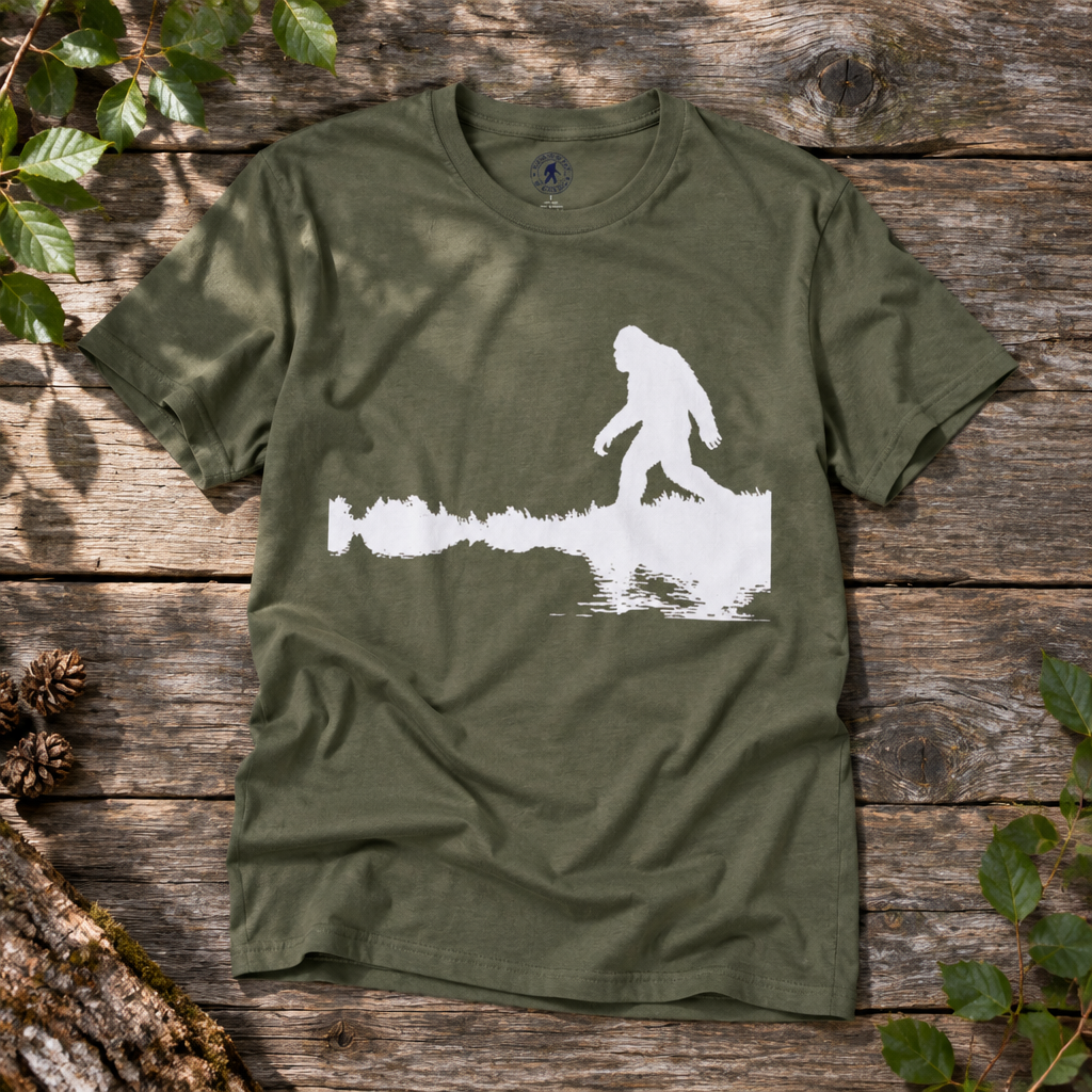 "Bigfoot Silhouette" (Dark Version) - Rebel Trail Gear T-Shirt