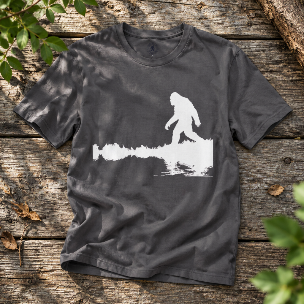 "Bigfoot Silhouette" (Dark Version) - Rebel Trail Gear T-Shirt