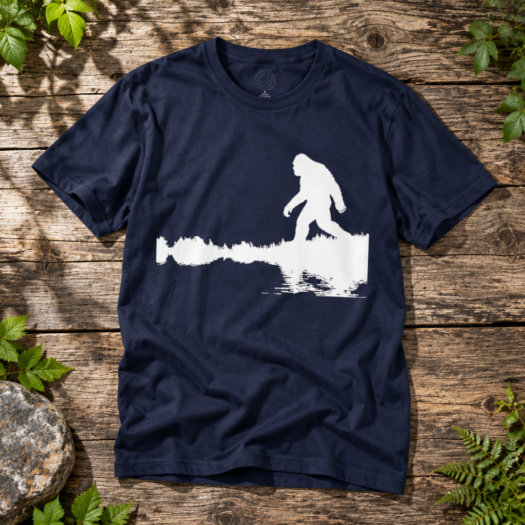 "Bigfoot Silhouette" (Dark Version) - Rebel Trail Gear T-Shirt
