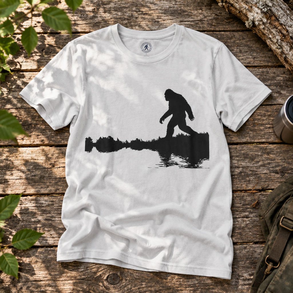 "Bigfoot Silhouette" (Light Version) - Rebel Trail Gear T-Shirt
