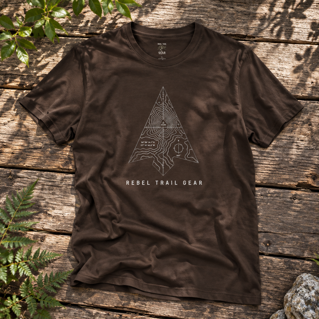 Topo Arrow Head - Rebel Trail Gear T-Shirt