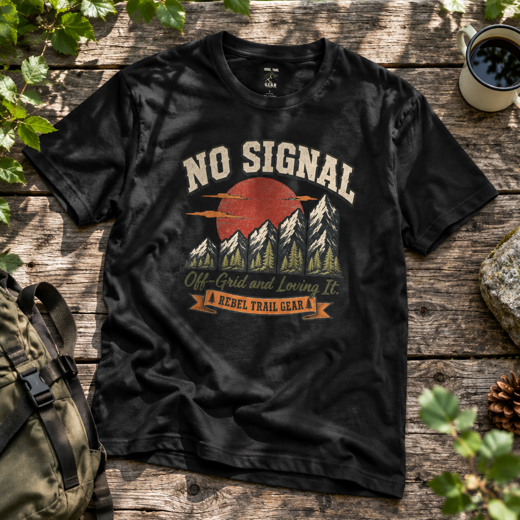 No Signal - Rebel Trail Gear T-Shirt