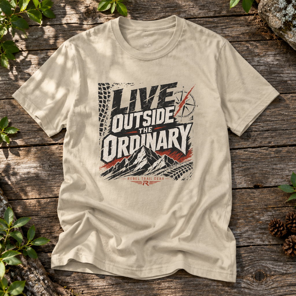 "Live Outside the Ordinary" - Rebel Trail Gear T-Shirt