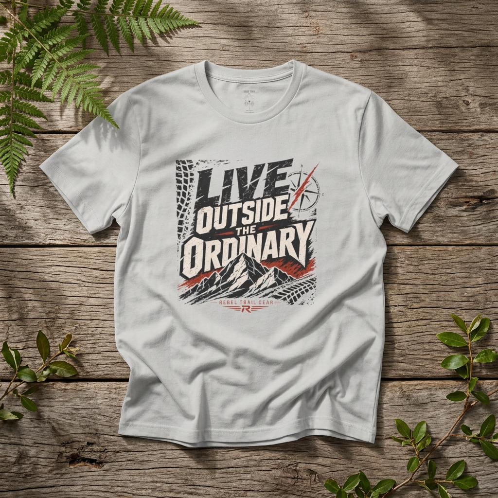 "Live Outside the Ordinary" - Rebel Trail Gear T-Shirt