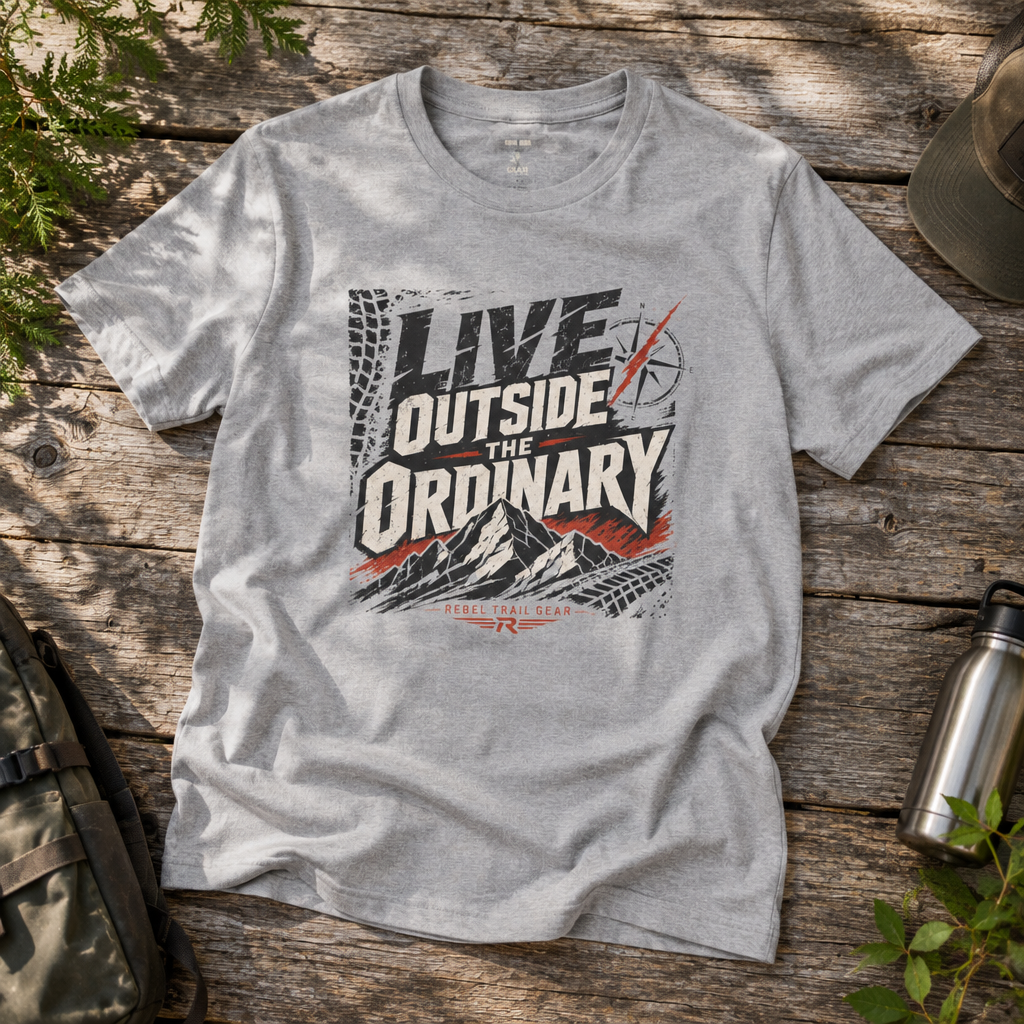 "Live Outside the Ordinary" - Rebel Trail Gear T-Shirt