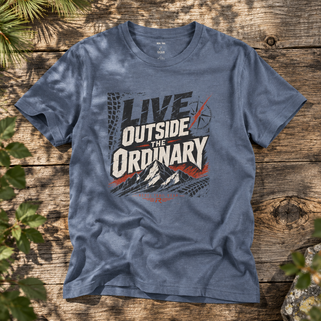 "Live Outside the Ordinary" - Rebel Trail Gear T-Shirt