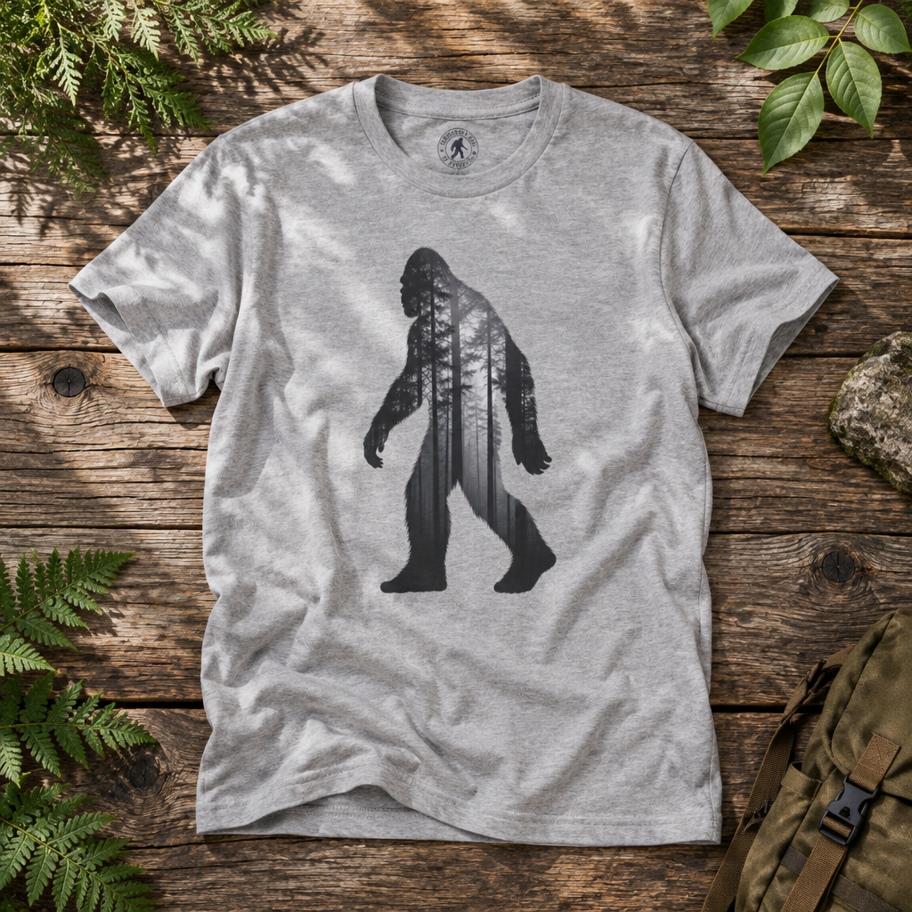 Bigfoot Forest Silhouette - Rebel Trail Gear T-Shirt