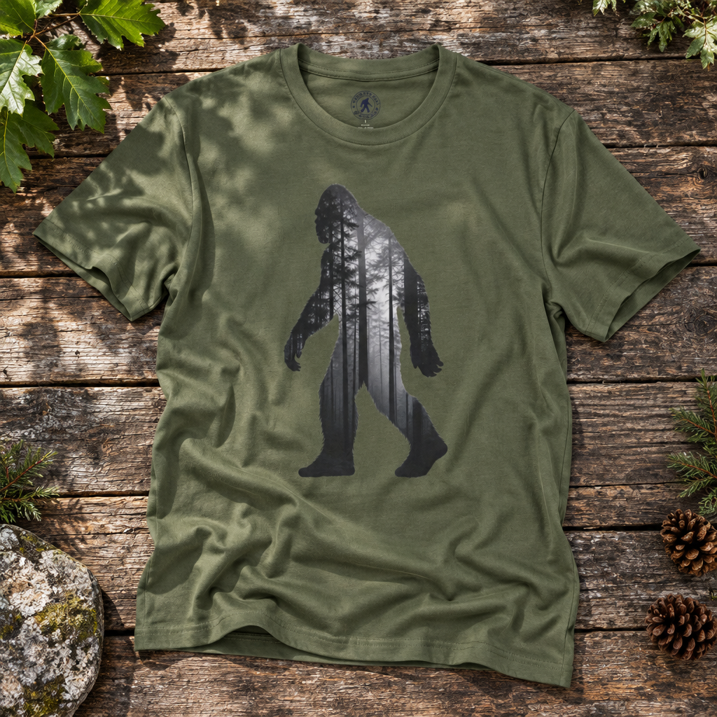 Bigfoot Forest Silhouette - Rebel Trail Gear T-Shirt