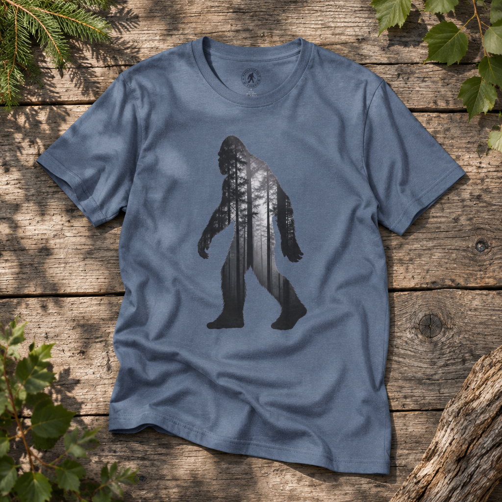 Bigfoot Forest Silhouette - Rebel Trail Gear T-Shirt