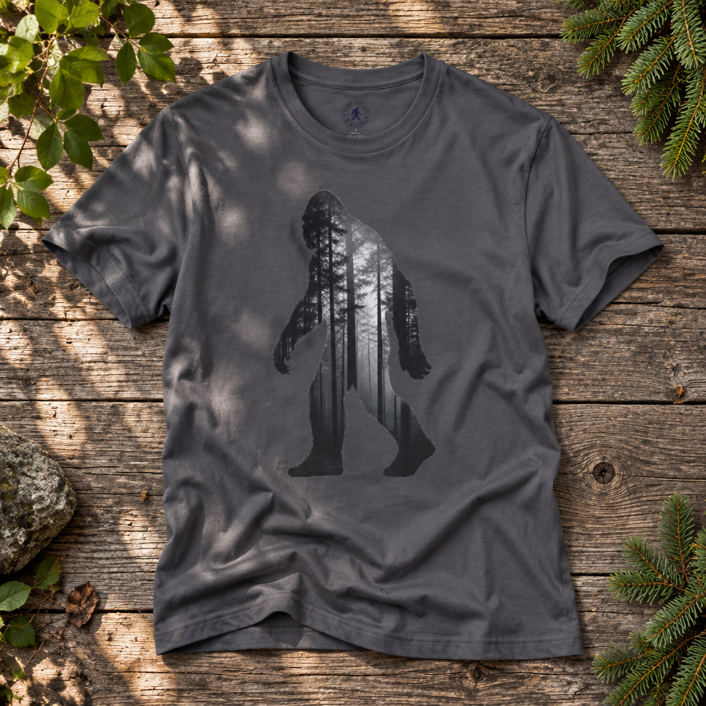 Bigfoot Forest Silhouette - Rebel Trail Gear T-Shirt
