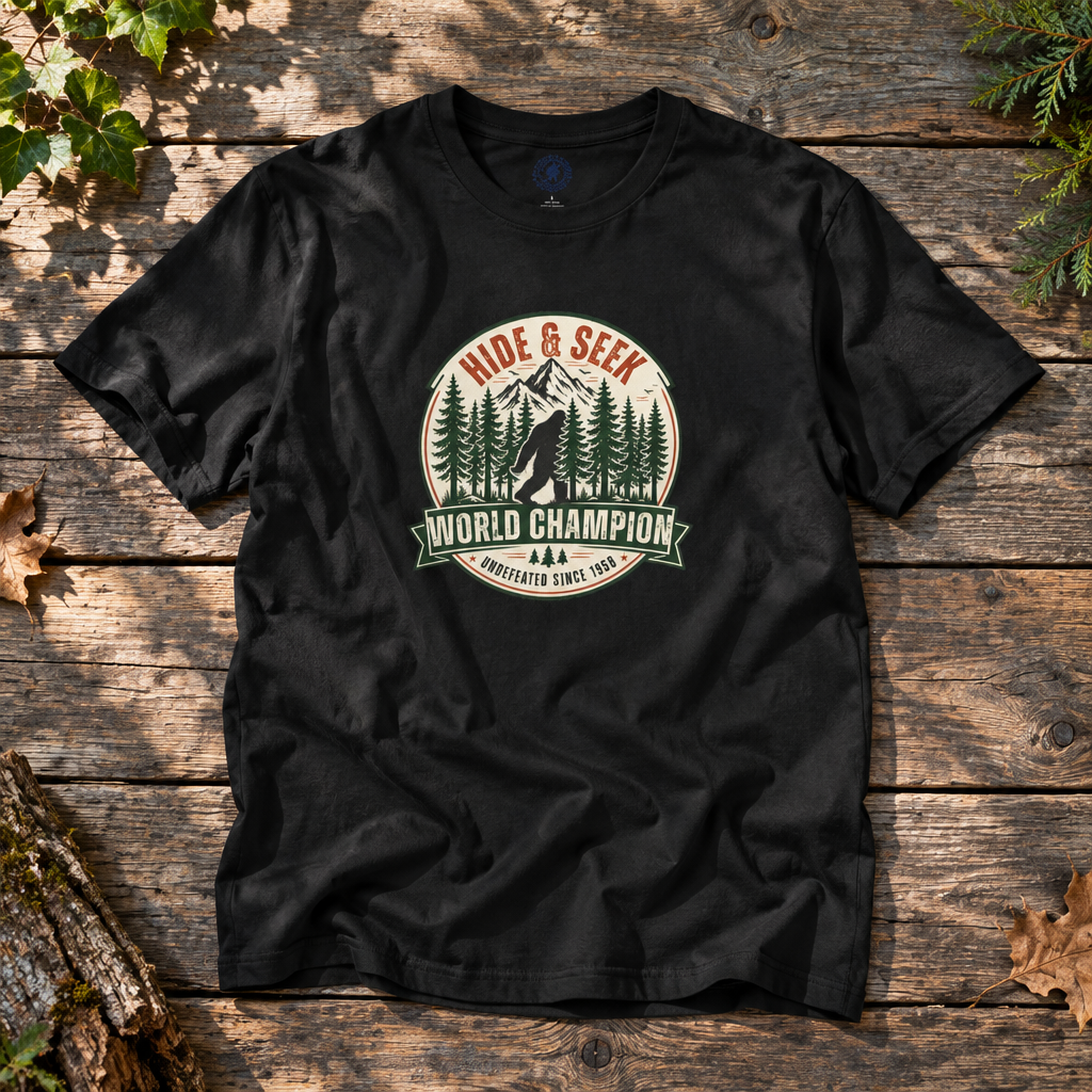 Hide & Seek World Champion - Rebel Trail Gear T-Shirt