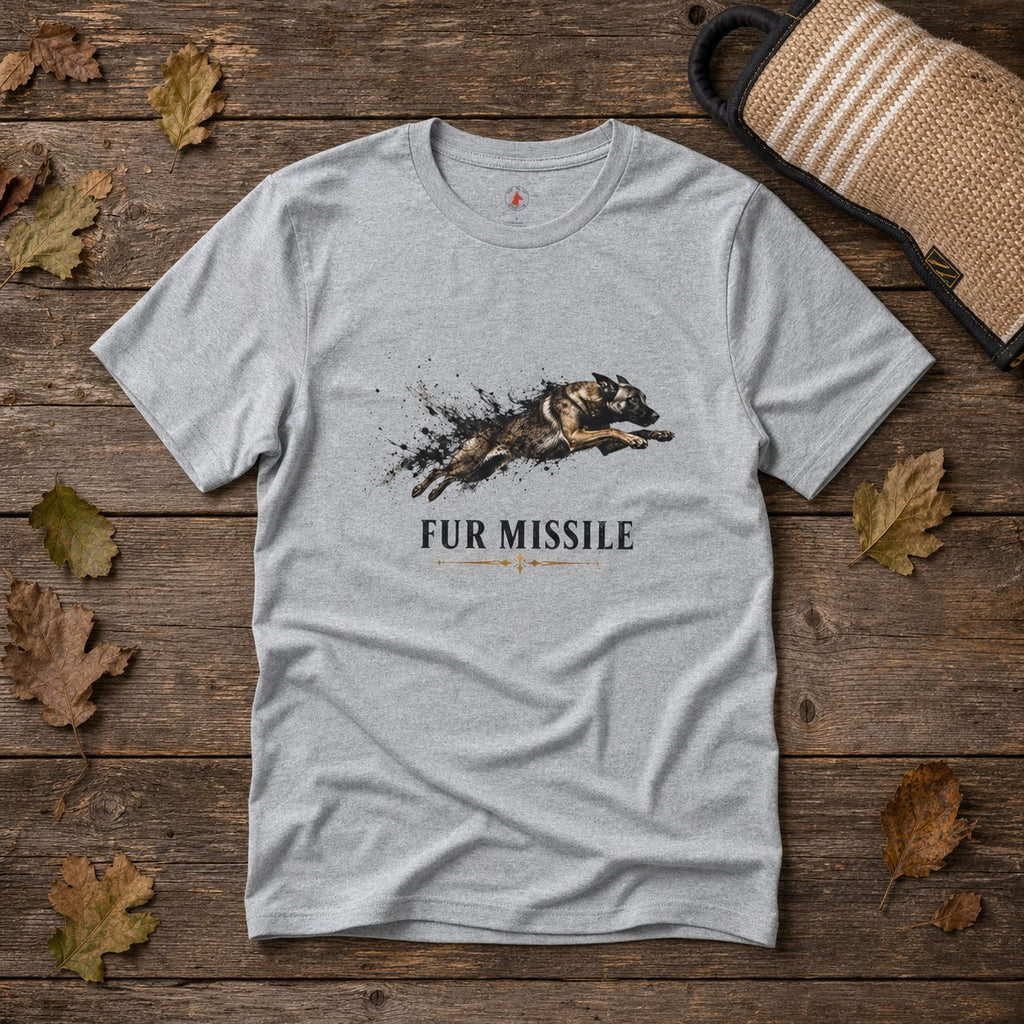 Fur Missile Malinois — RTG Working Line Bite Sport T-Shirt
