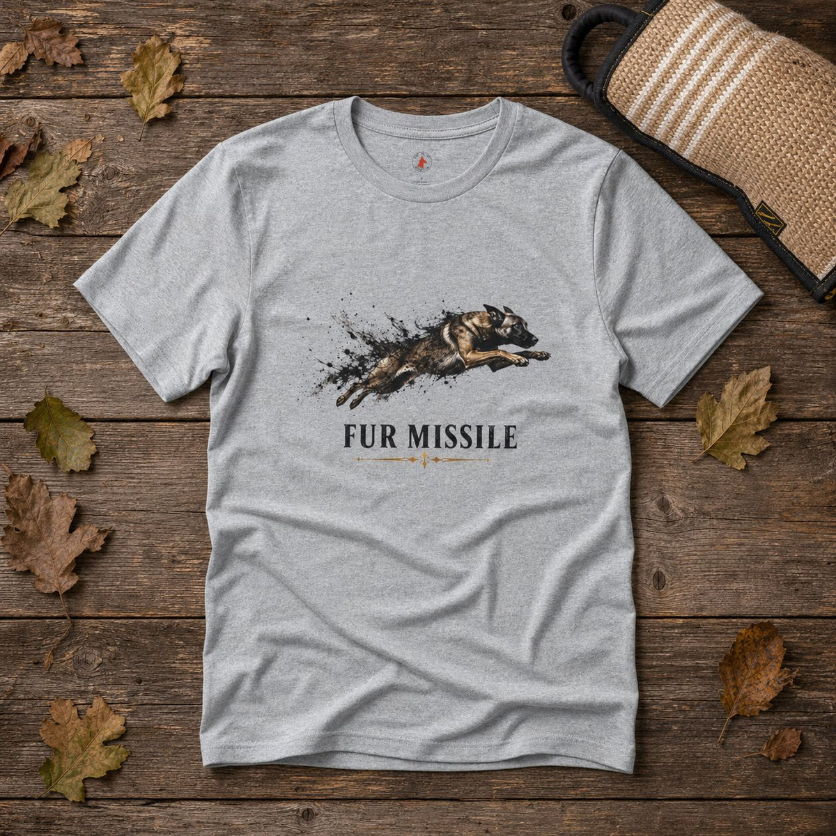 Fur Missile Malinois — RTG Working Line Bite Sport T-Shirt