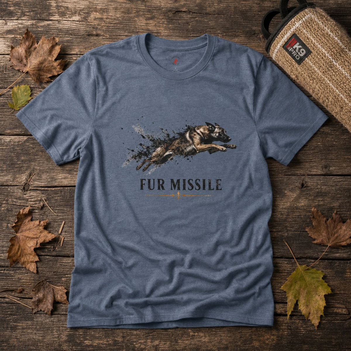 Fur Missile Malinois — RTG Working Line Bite Sport T-Shirt