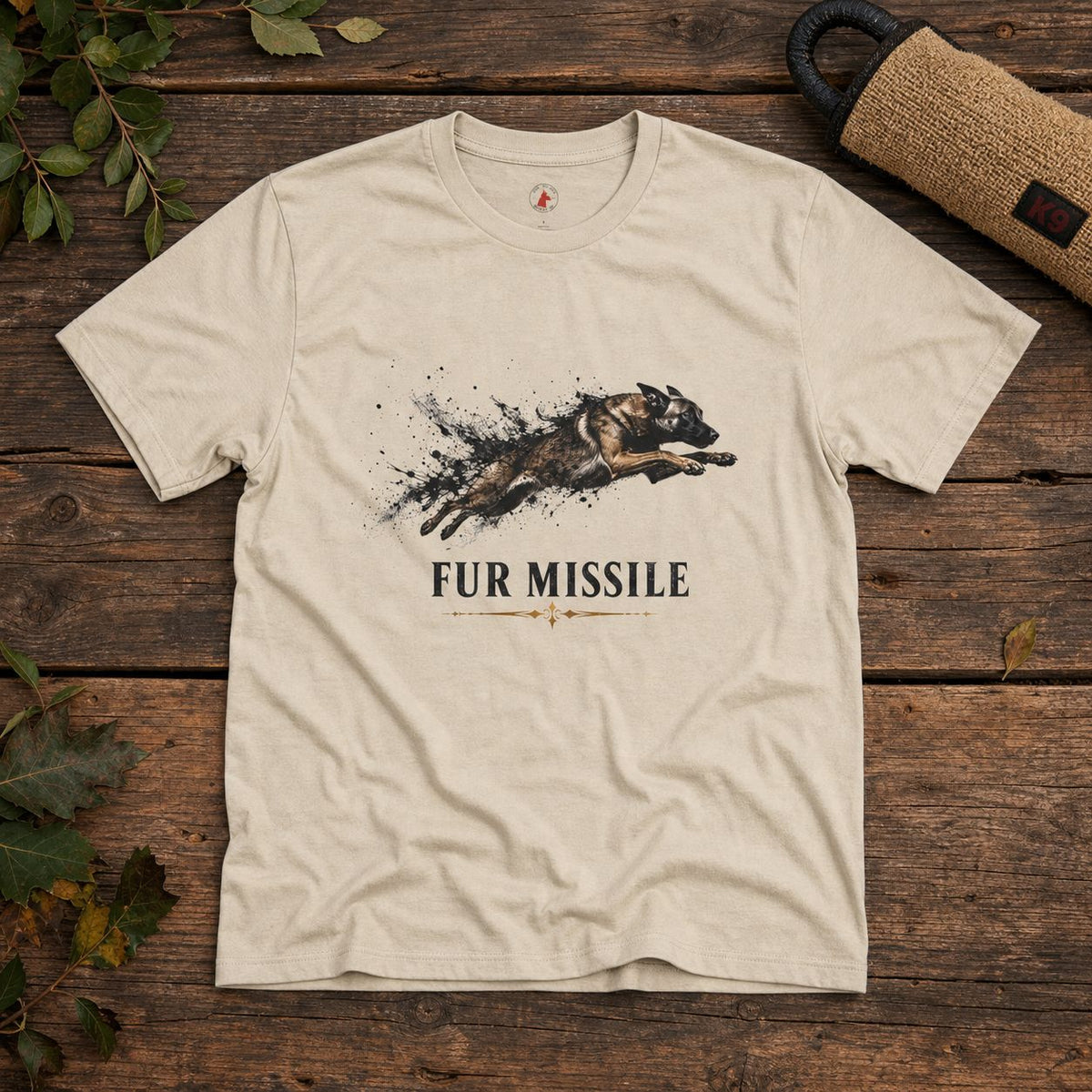 Fur Missile Malinois — RTG Working Line Bite Sport T-Shirt