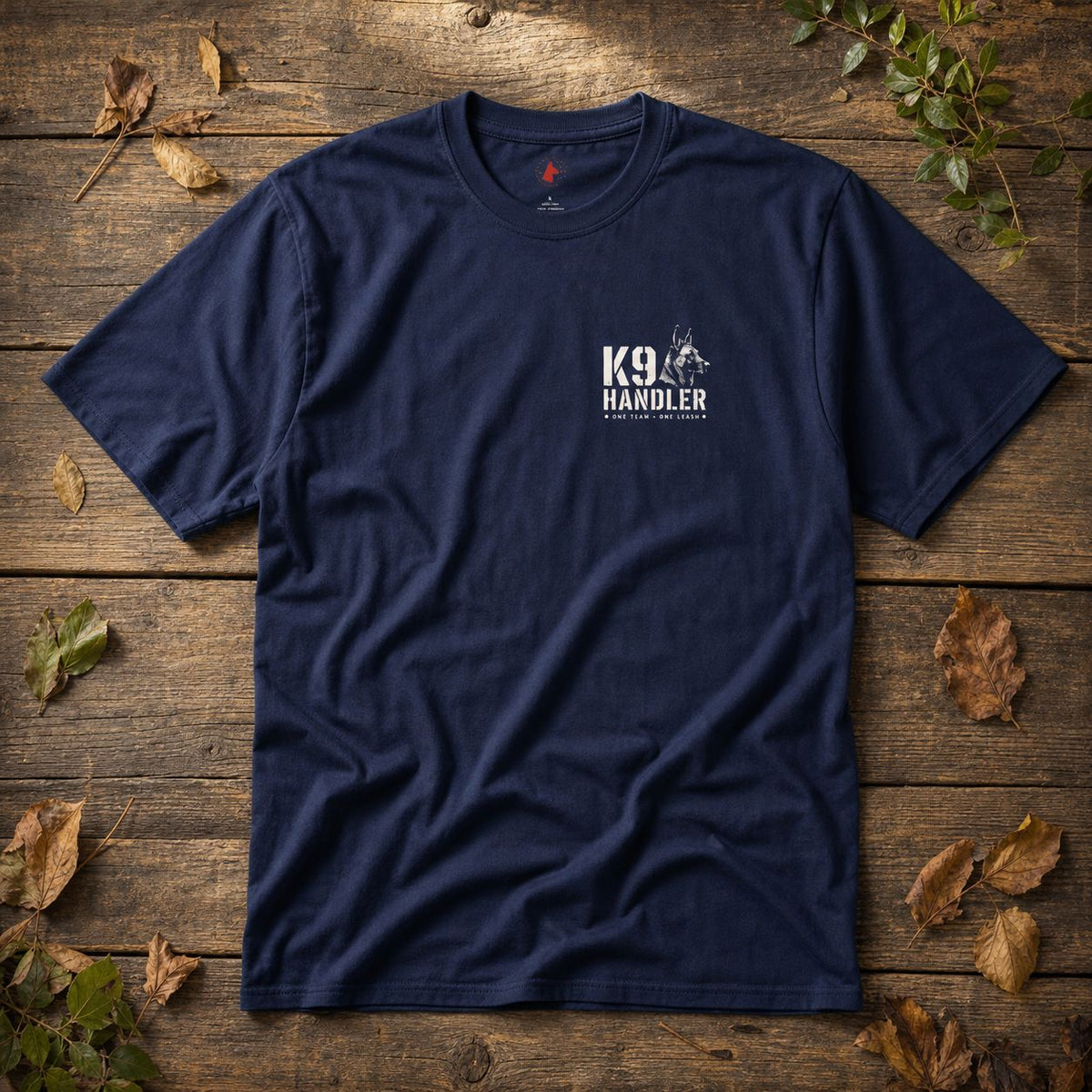 K9 Handler — Working Dog Team, Front & Back Print - RTG Working Line Bite Sport T-Shirt