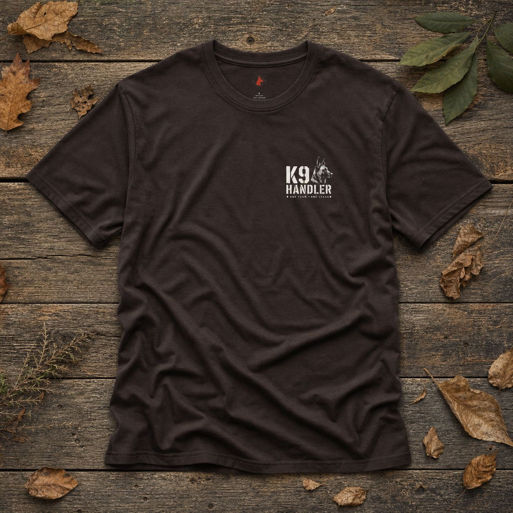 K9 Handler — Working Dog Team, Front & Back Print - RTG Working Line Bite Sport T-Shirt