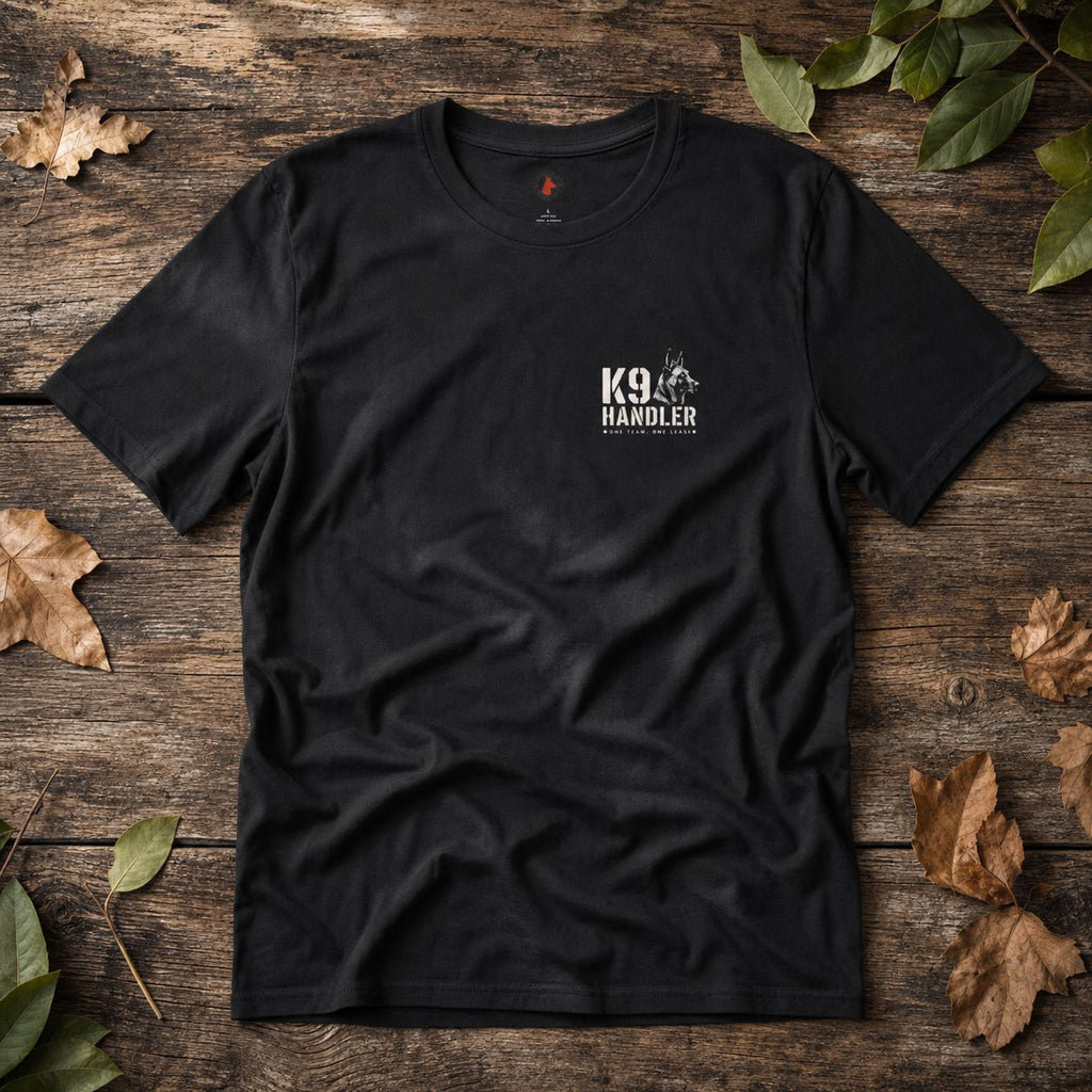 K9 Handler — Working Dog Team, Front & Back Print - RTG Working Line Bite Sport T-Shirt