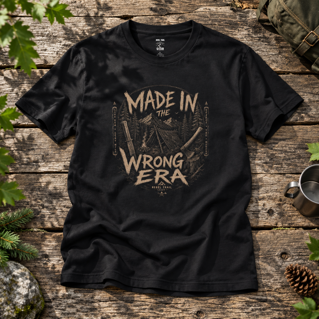 Made in the Wrong Era - Rebel Trail Gear T-Shirt