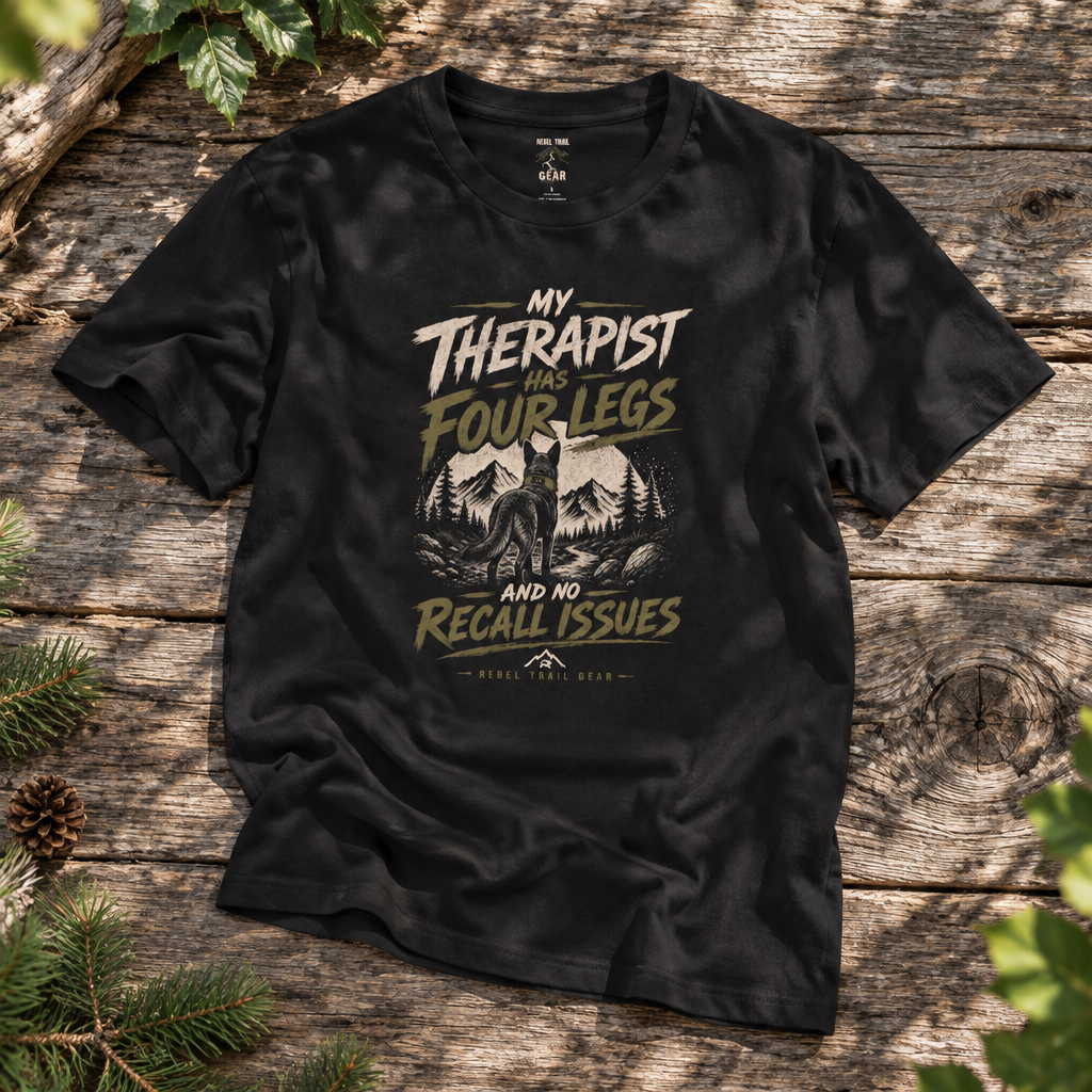 My Therapist Has Four Legs - Rebel Trail Gear T-Shirt