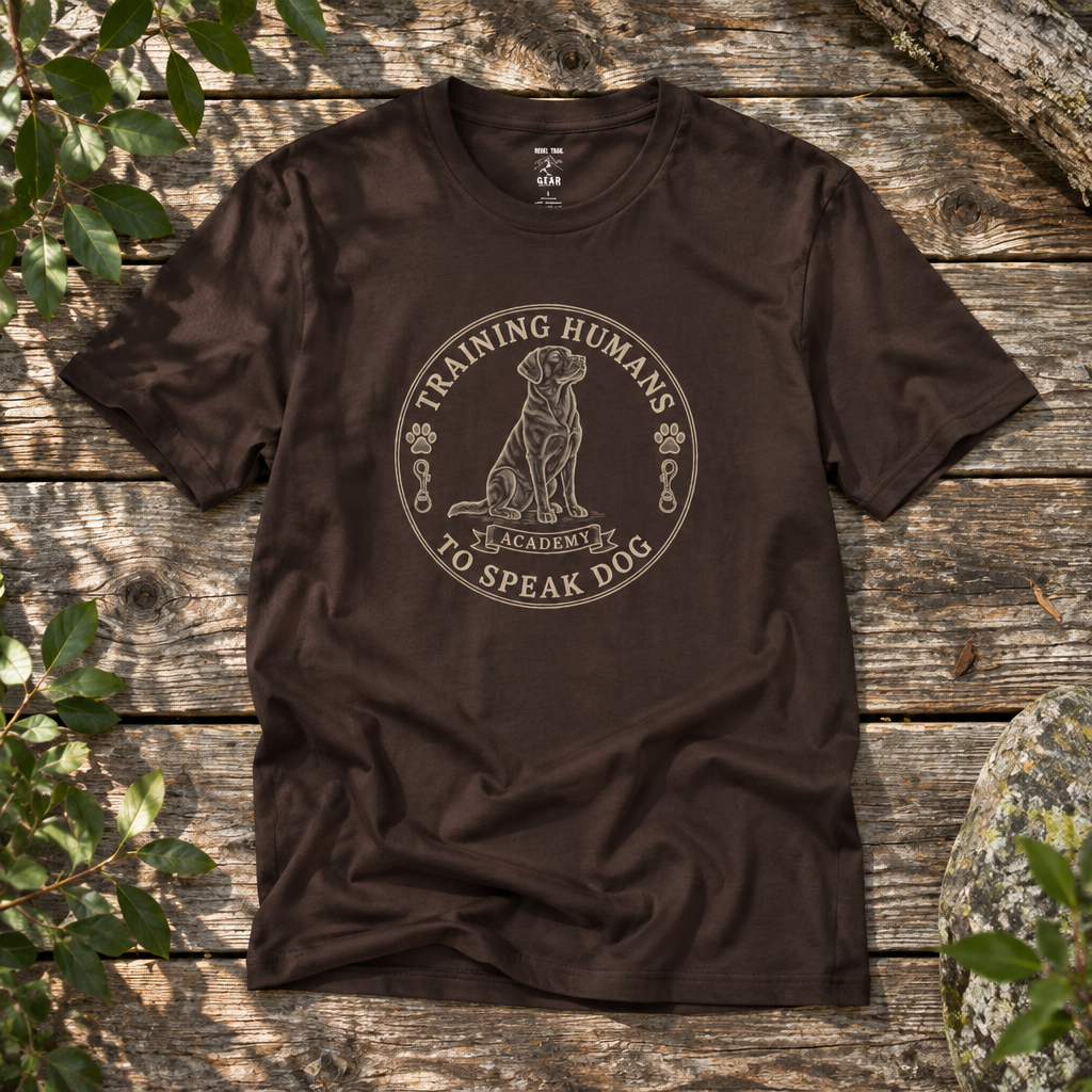Training Humans to Speak Dog - Rebel Trail Gear T-Shirt