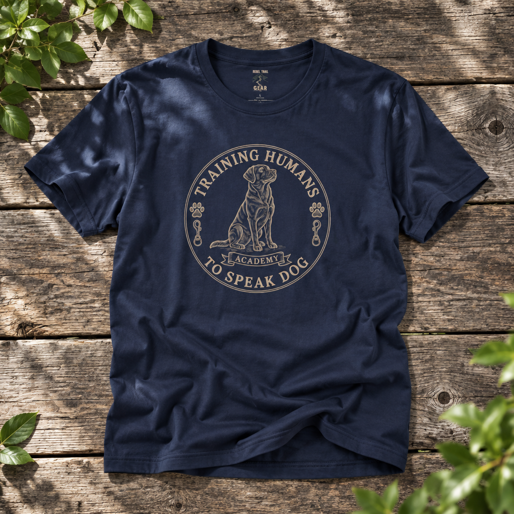 Training Humans to Speak Dog - Rebel Trail Gear T-Shirt