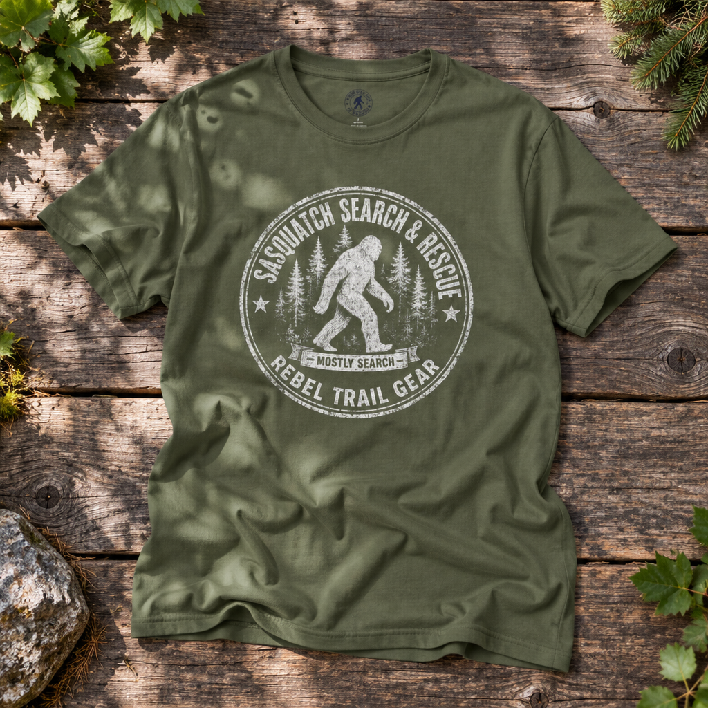 Bigfoot Search & Rescue - Rebel Trail Gear T-Shirt