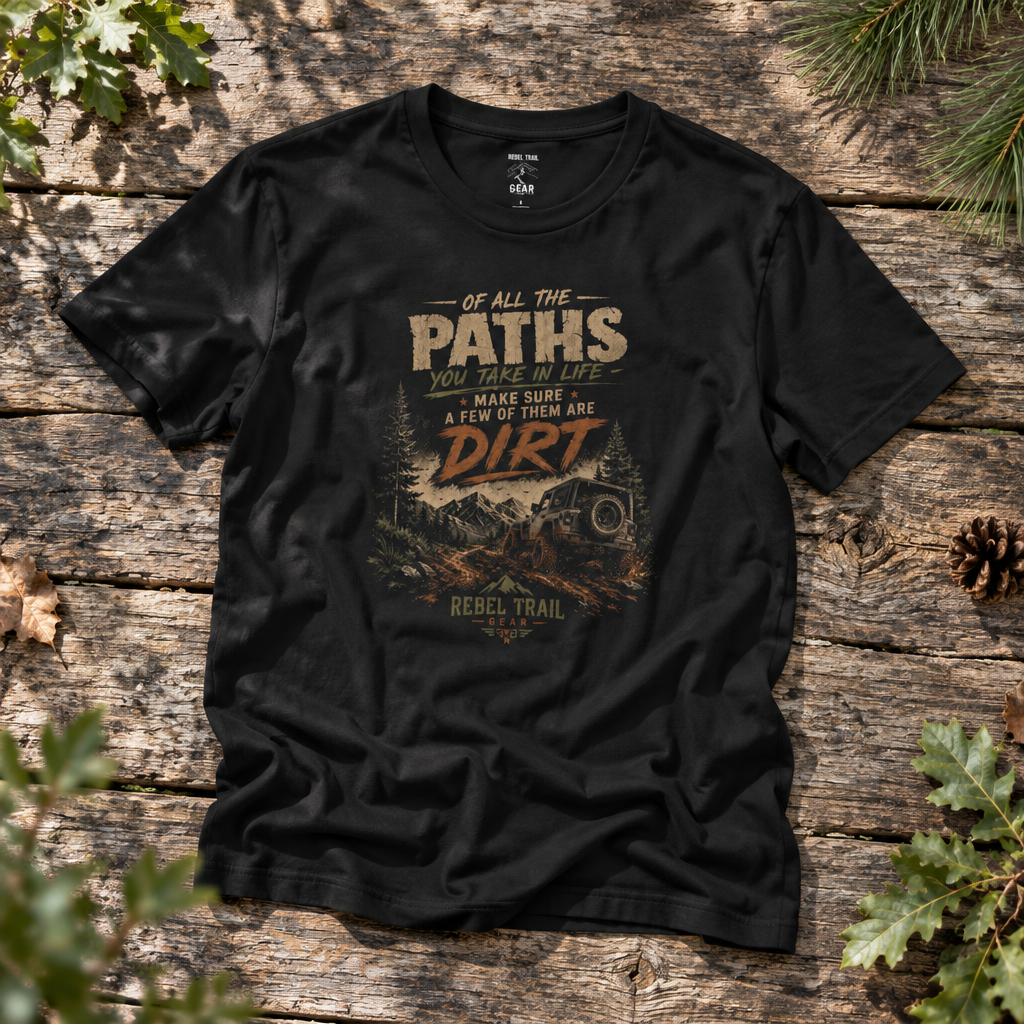 All the Paths Lead to Adventure - Rebel Trail Gear T-Shirt