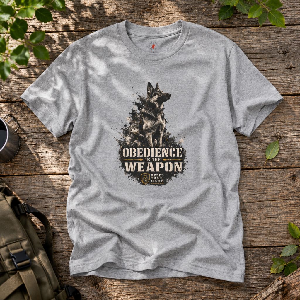 Obedience Is the Weapon — RTG Working Line Bite Sport T-Shirt