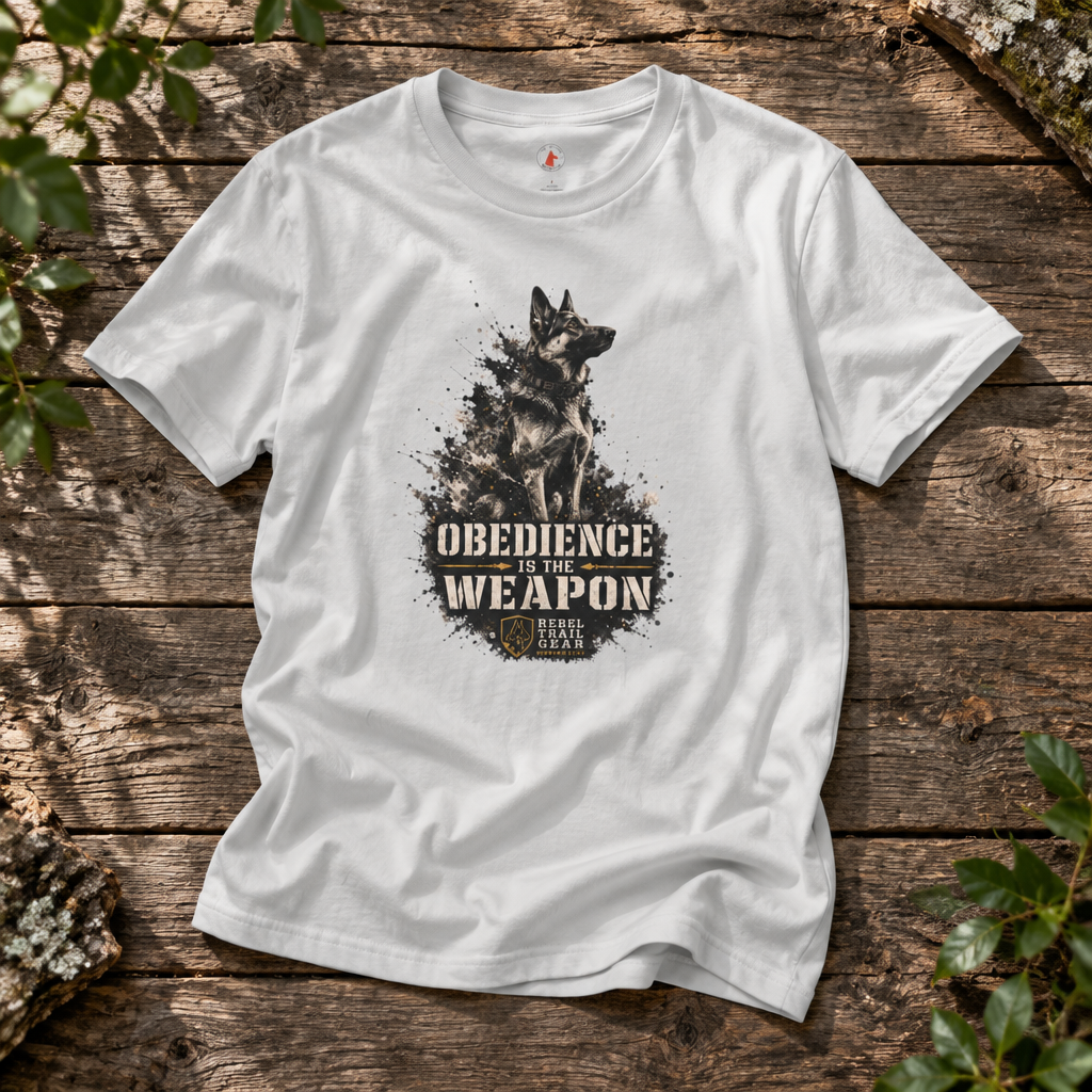 Obedience Is the Weapon — RTG Working Line Bite Sport T-Shirt