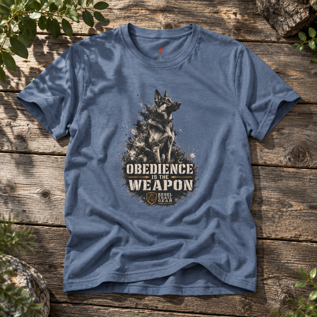 Obedience Is the Weapon — RTG Working Line Bite Sport T-Shirt
