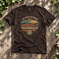 The Great Outdoors Open 24/7 - Rebel Trail Gear T-Shirt