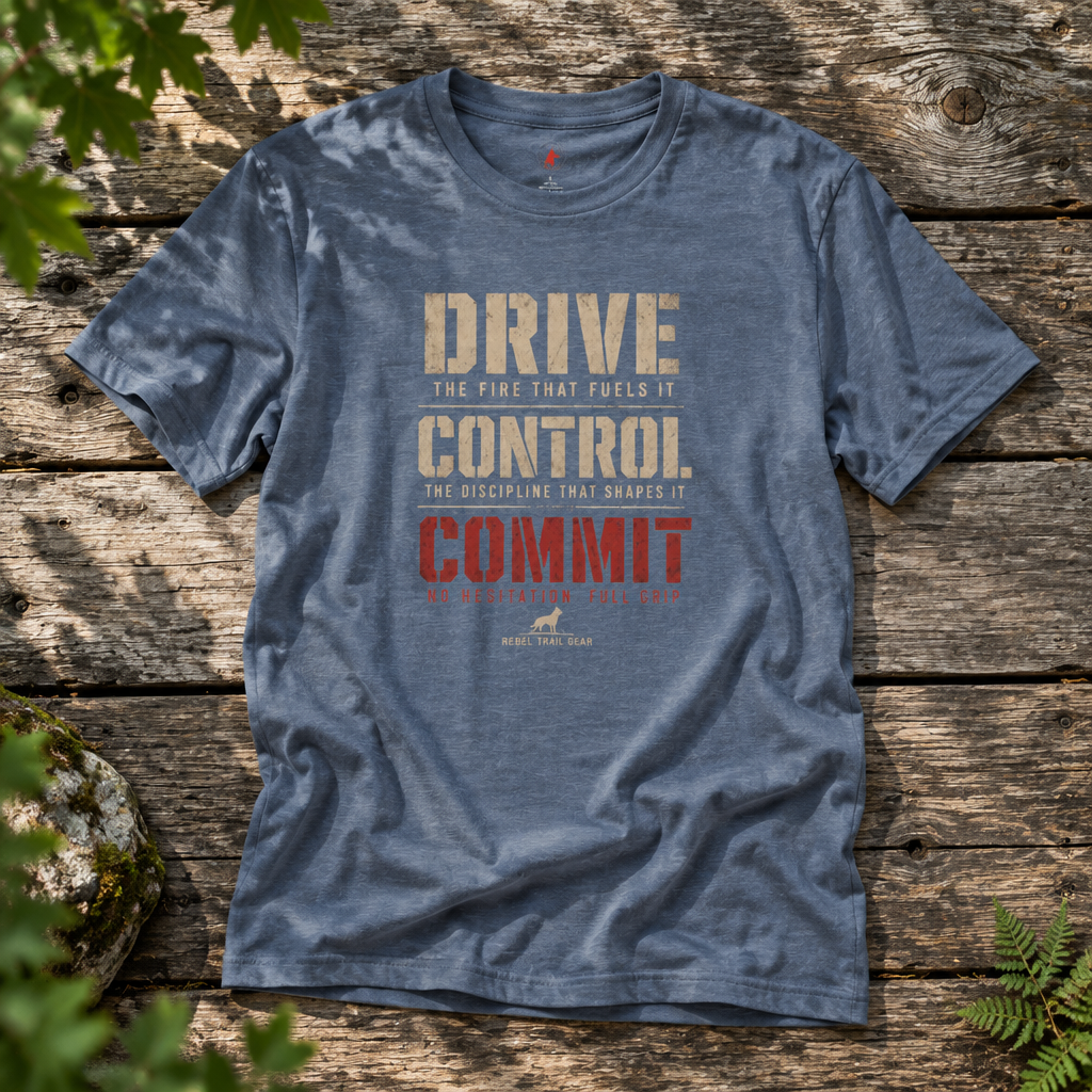 Drive · Control · Commit - RTG Working Line Bite Sport T-Shirt