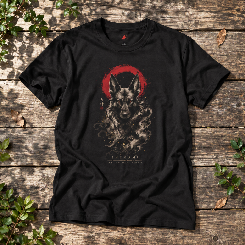 Inugami. 犬神 · Dog Spirit - RTG Working Line Bite Sport T-Shirt