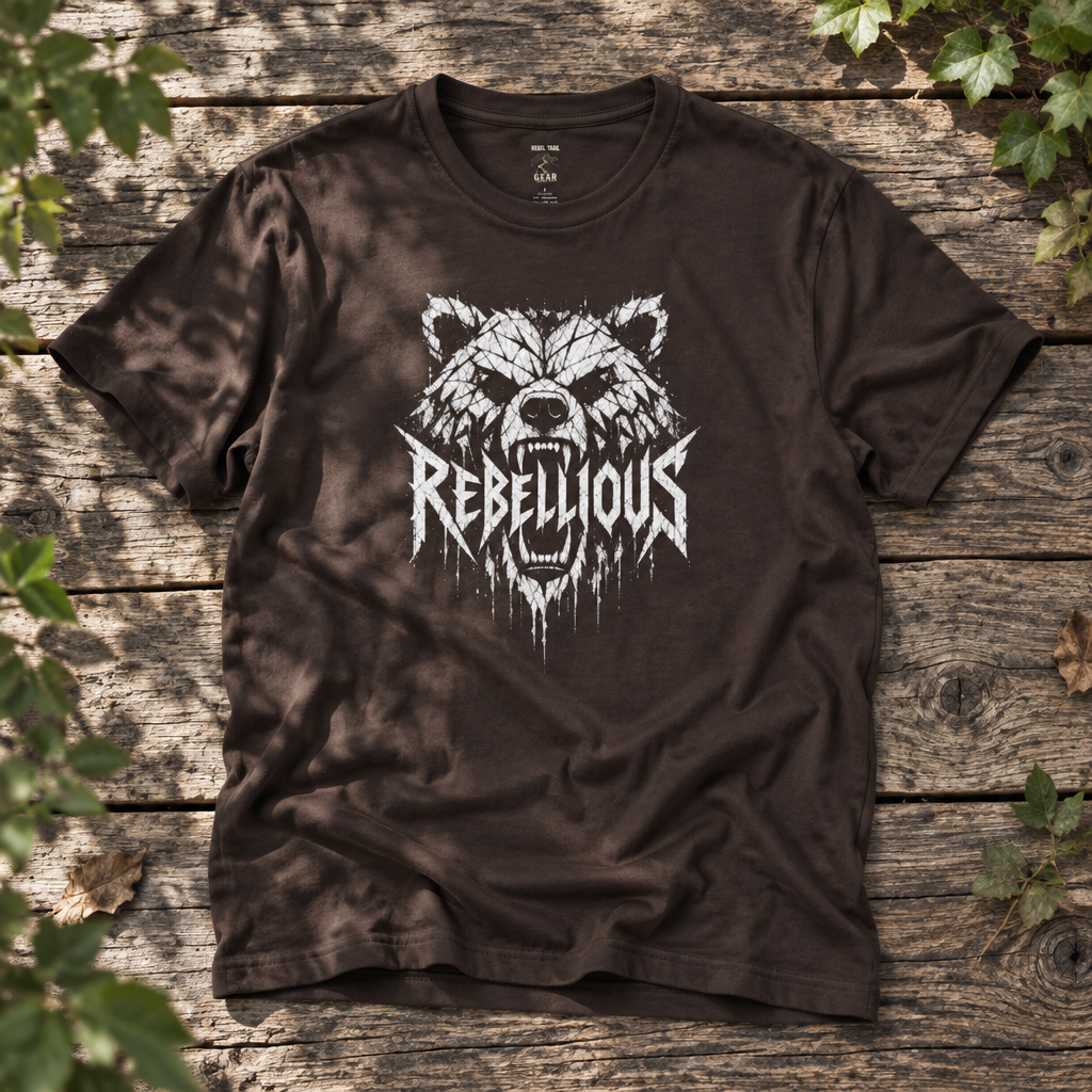 “Rebellious” (Bear) - Rebel Trail Gear T-Shirt