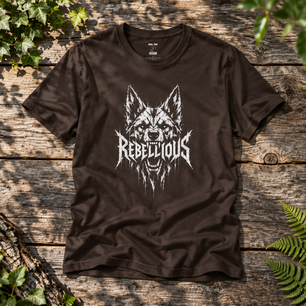 "Rebellious" (Wolf) - Rebel Trail Gear T-Shirt